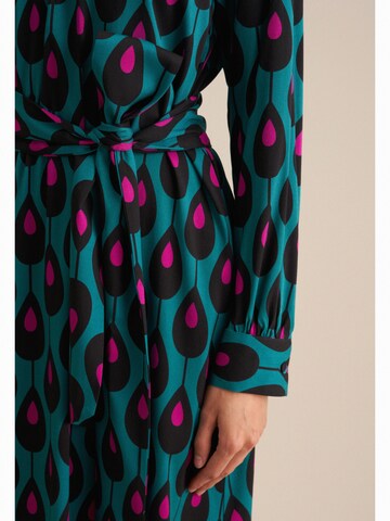 SEIDENSTICKER Blousejurk 'Schwarze Rose' in Groen