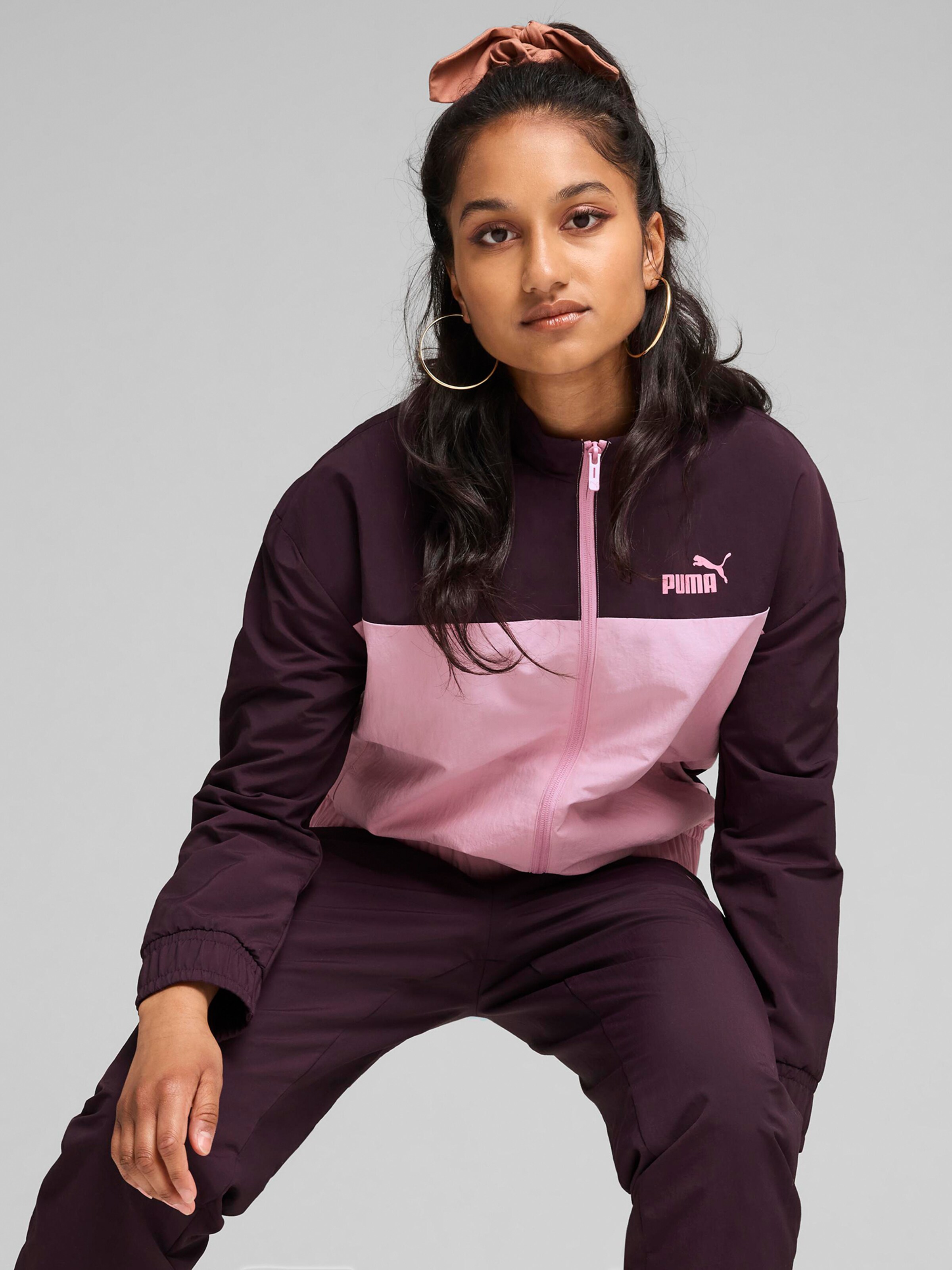 Survetement puma violet on sale