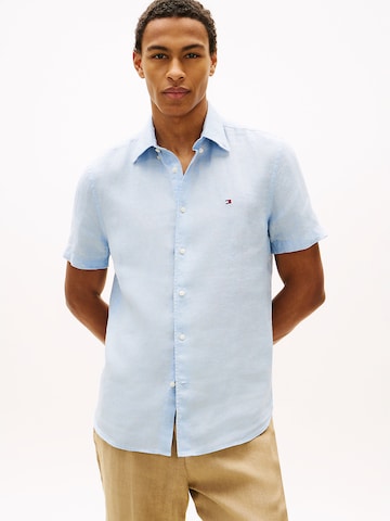 TOMMY HILFIGER Regular fit Overhemd in Blauw: voorkant