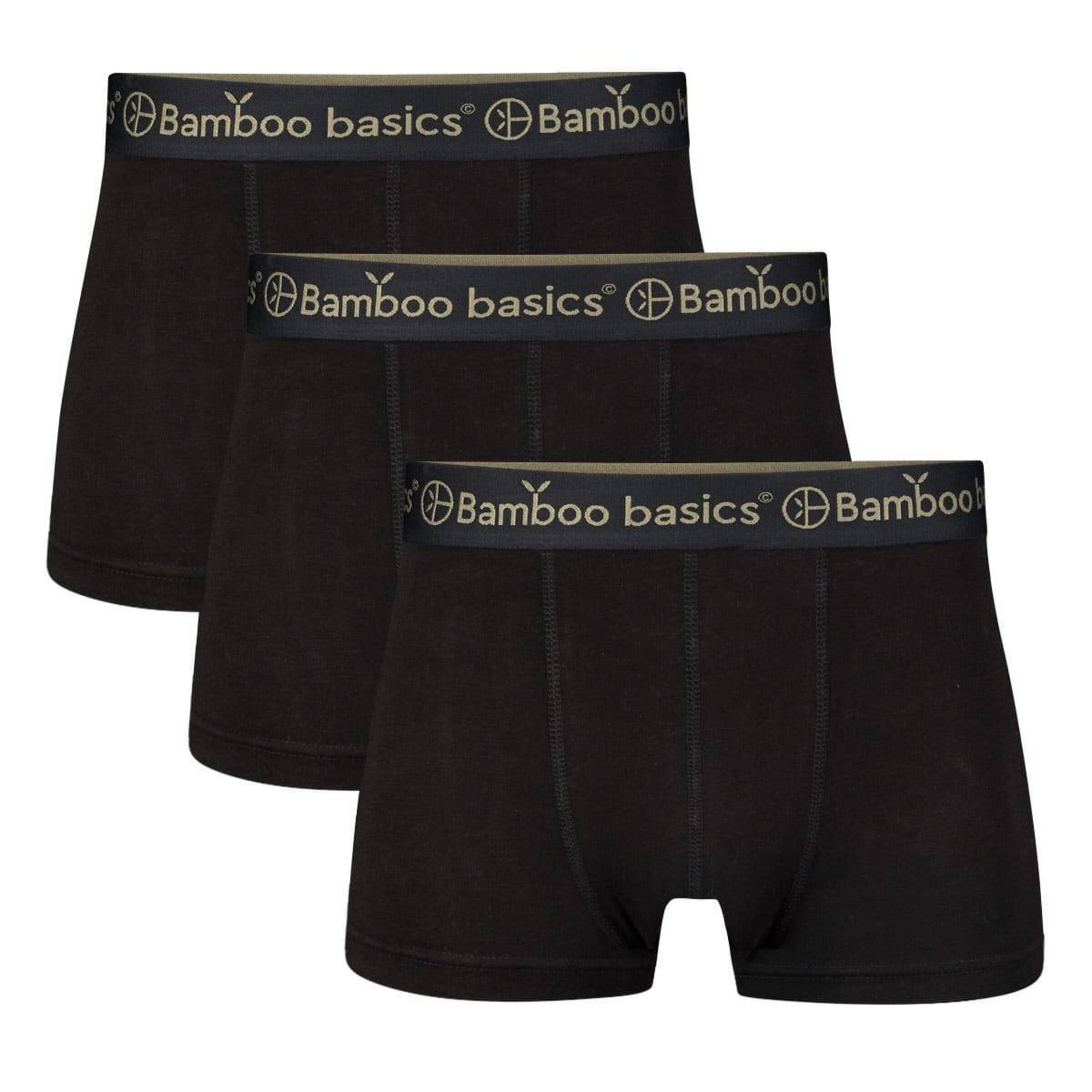 Bamboo basics Boxershorts in Schwarz: Vorderseite
