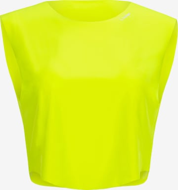 Top sportivo 'AET115' di Winshape in giallo: frontale