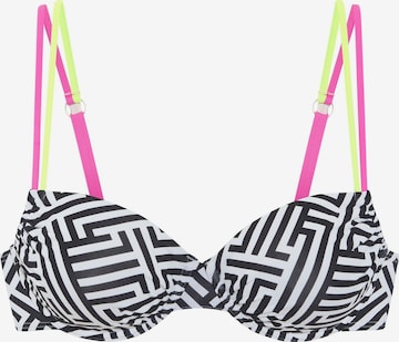 BUFFALO Balconette Bikinitoppi värissä musta: etupuoli