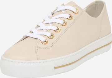 Paul Green Låg sneaker i beige: framsida