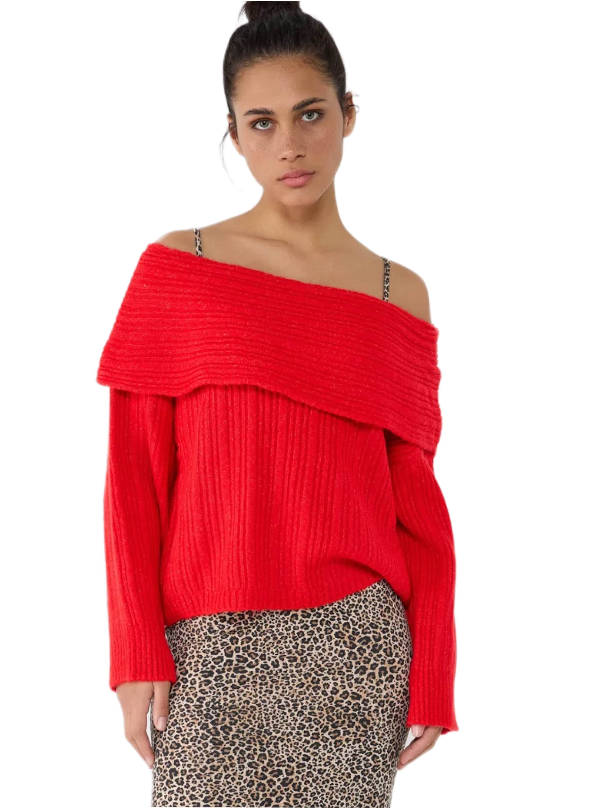 No Matter What Pullover in Rot: Vorderseite