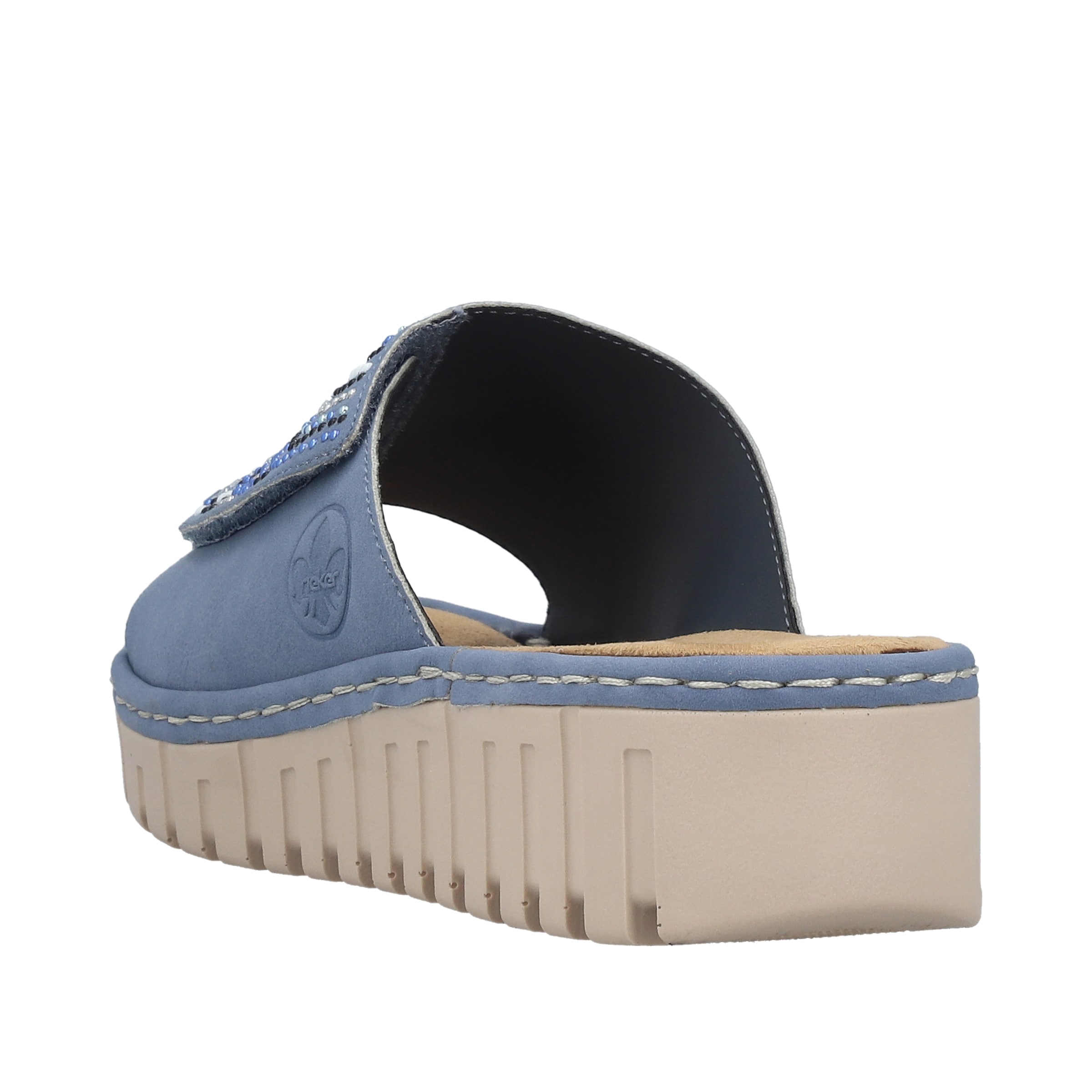 Rieker Mules 'V1395' in Blue