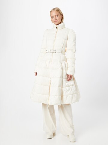 Elisabetta Franchi Between-seasons coat in White: front