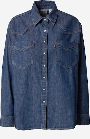 LEVI'S ® Blus 'Donovan Western Shirt' i blå: framsida