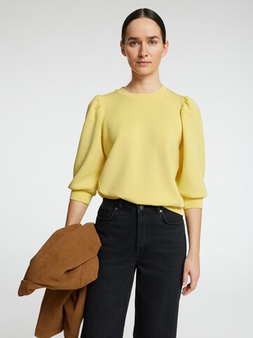 Sweat-shirt 'SLFTenny' SELECTED en jaune