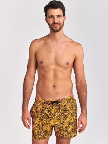 Shiwi Badshorts 'Bamboo' i orange: framsida