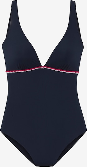 s.Oliver Jednodijelni kupaći kostim u morsko plava / crvena / bijela, Pregled proizvoda