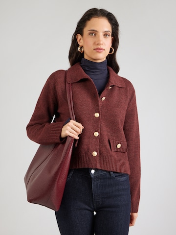 Cardigan MORE & MORE en rouge : devant