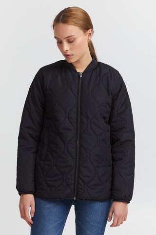 Oxmo Between-Season Jacket 'Saga' in Black: front