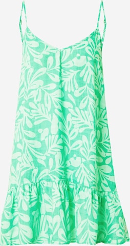 Hurley Letní šaty – zelená: přední strana