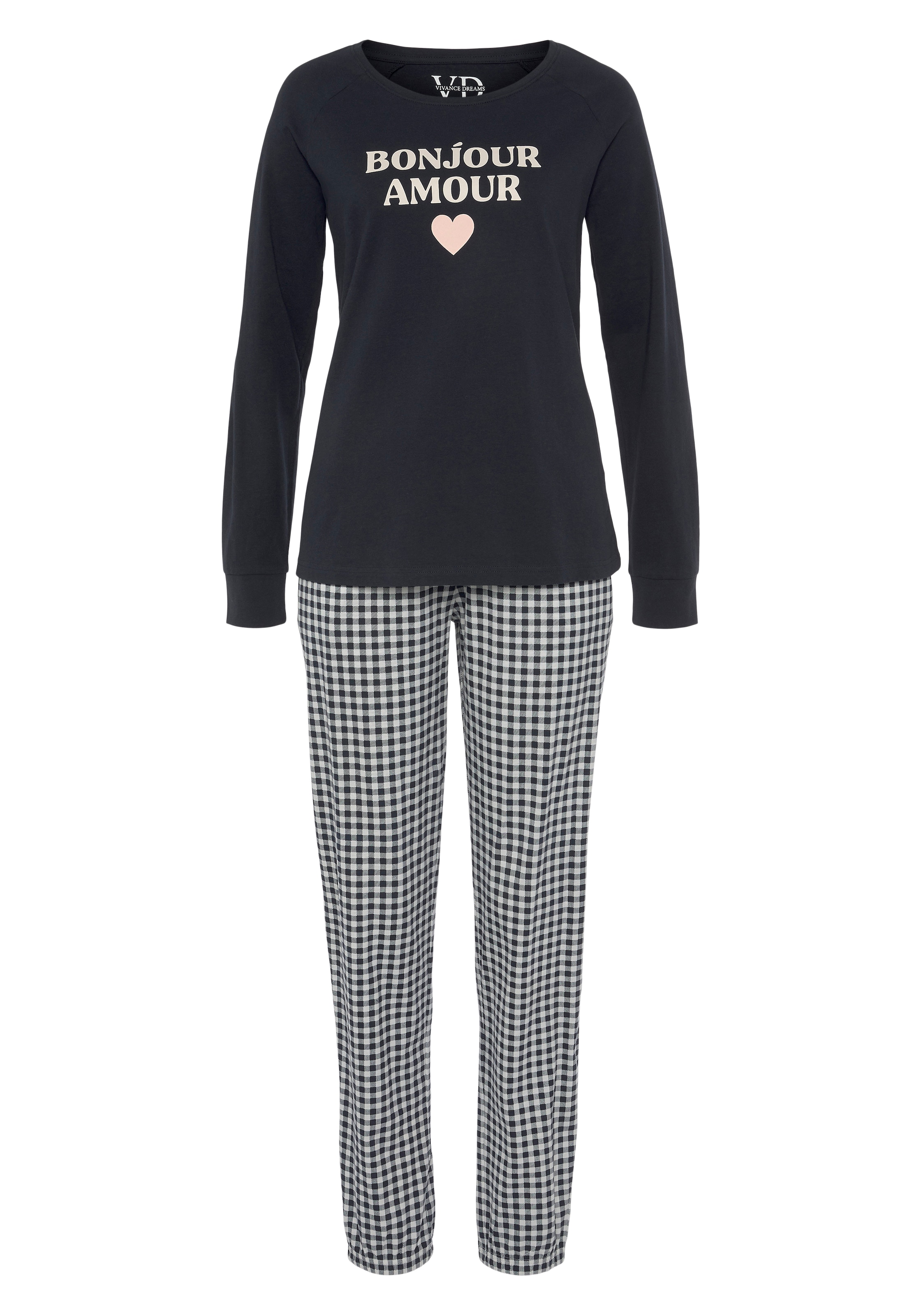 VIVANCE Pajama 'Vivance' in Blue: front