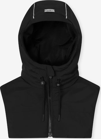 juoda OAK25 Megzta kepurė 'Commute Hood': priekis