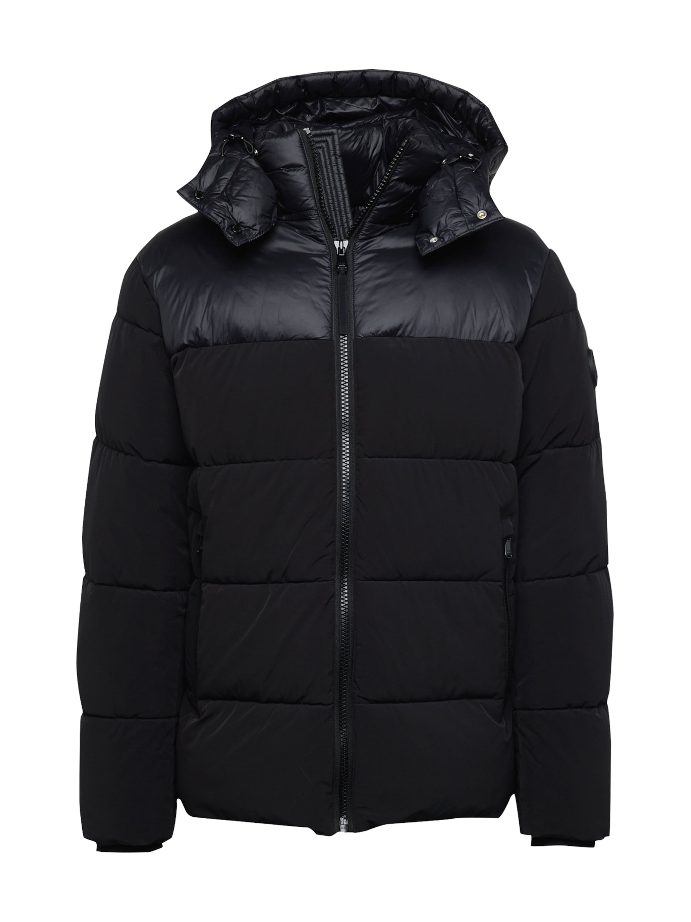 JOOP! Jeans Zimná bunda 'Joshas' - Čierna: predná strana