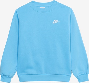 Bluză de molton 'CLUB FLC' de la Nike Sportswear pe albastru: față