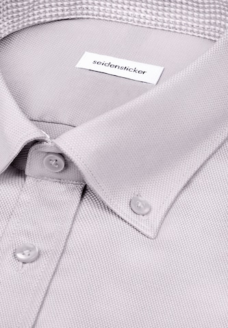 SEIDENSTICKER Regular fit Zakelijk overhemd 'Schwarze Rose' in Lila