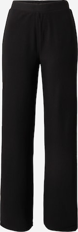 PIECES Wide leg Trousers 'MANO' in Black: front