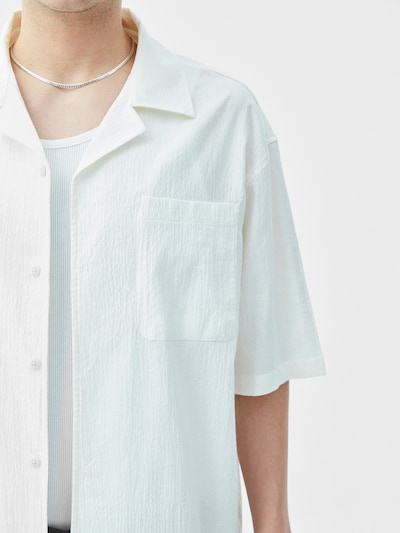 VAMOS CLO Button Up Shirt in White, Item view
