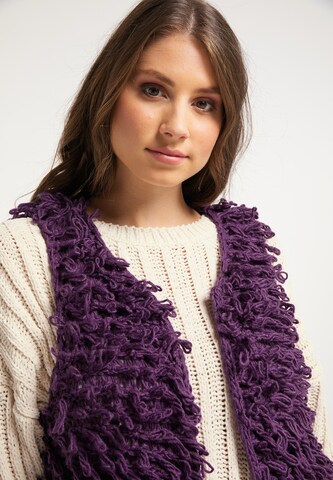 Cardigan IZIA en violet