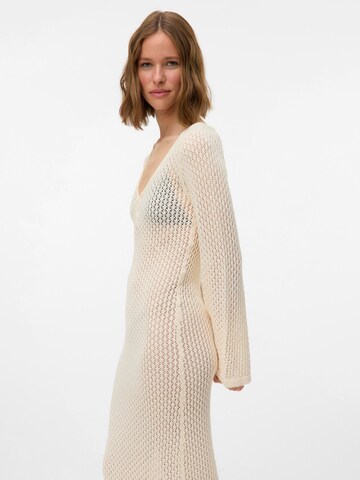 VERO MODA Strikkjole 'AWEmma' i beige