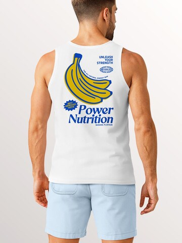 Neverless Shirt 'Banana' in White