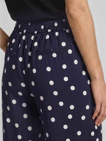 TOM TAILOR Wide leg Broek in Blauw