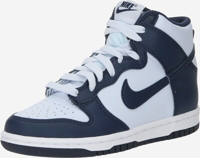 Nike Sportswear Trampki 'Dunk' w kolorze niebieska noc / jasnoszary / białym, Podgląd produktu