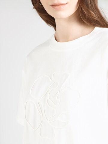 VILA Shirt 'VIMONIE FLORAL' in White