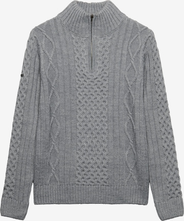Superdry & Co Свитер 'JACOB' в Серый: спереди