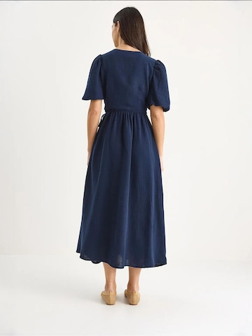 Bianco Lucci Jurk in Blauw