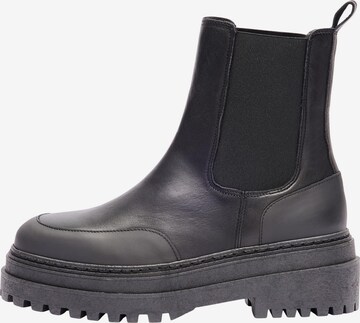 Chelsea Boots 'Asta' SELECTED FEMME en noir : devant