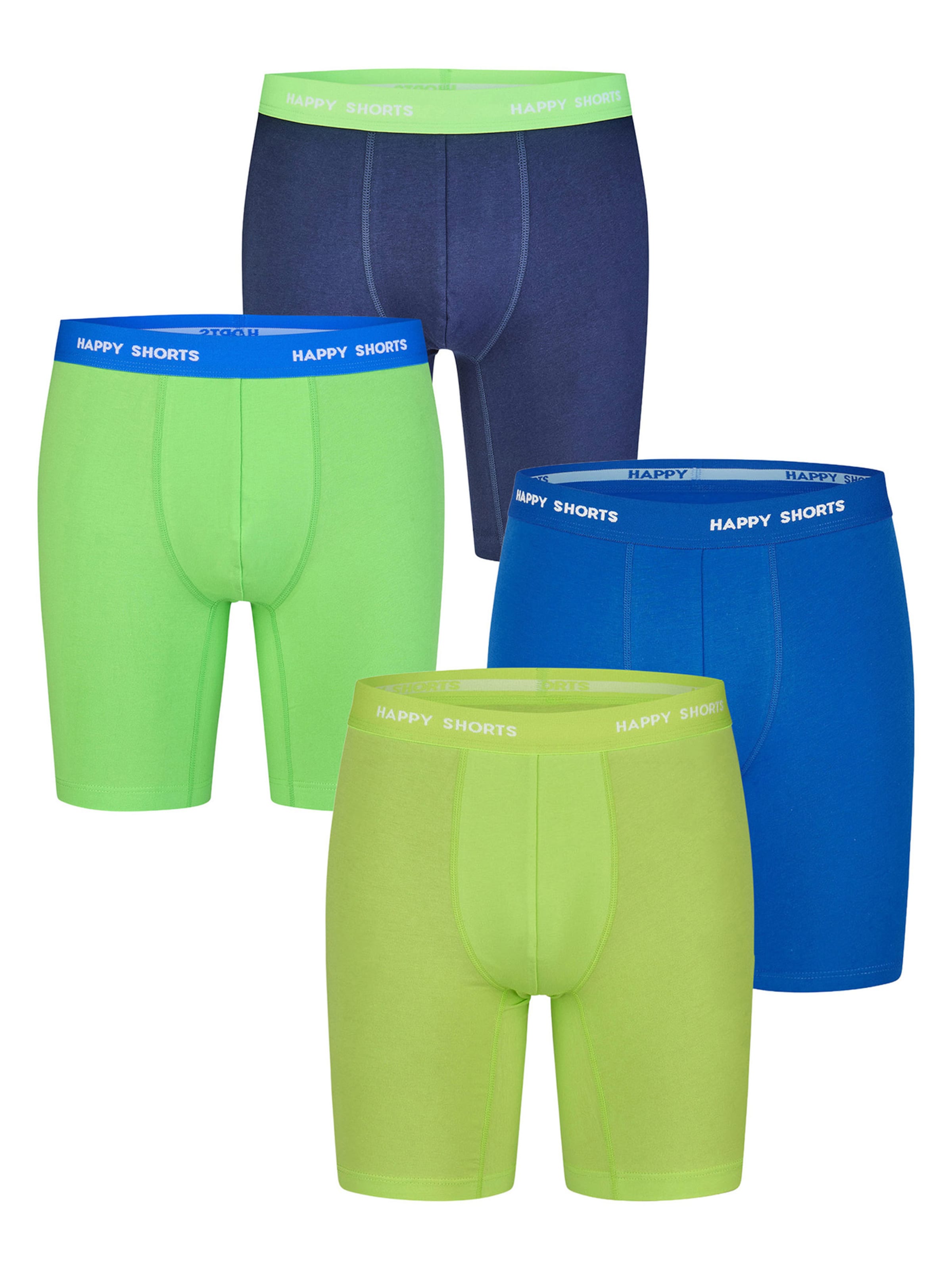 Happy Shorts - Boxers ' Motive ' em azul: frente