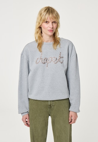 Sweat-shirt Fabienne Chapot en gris : devant