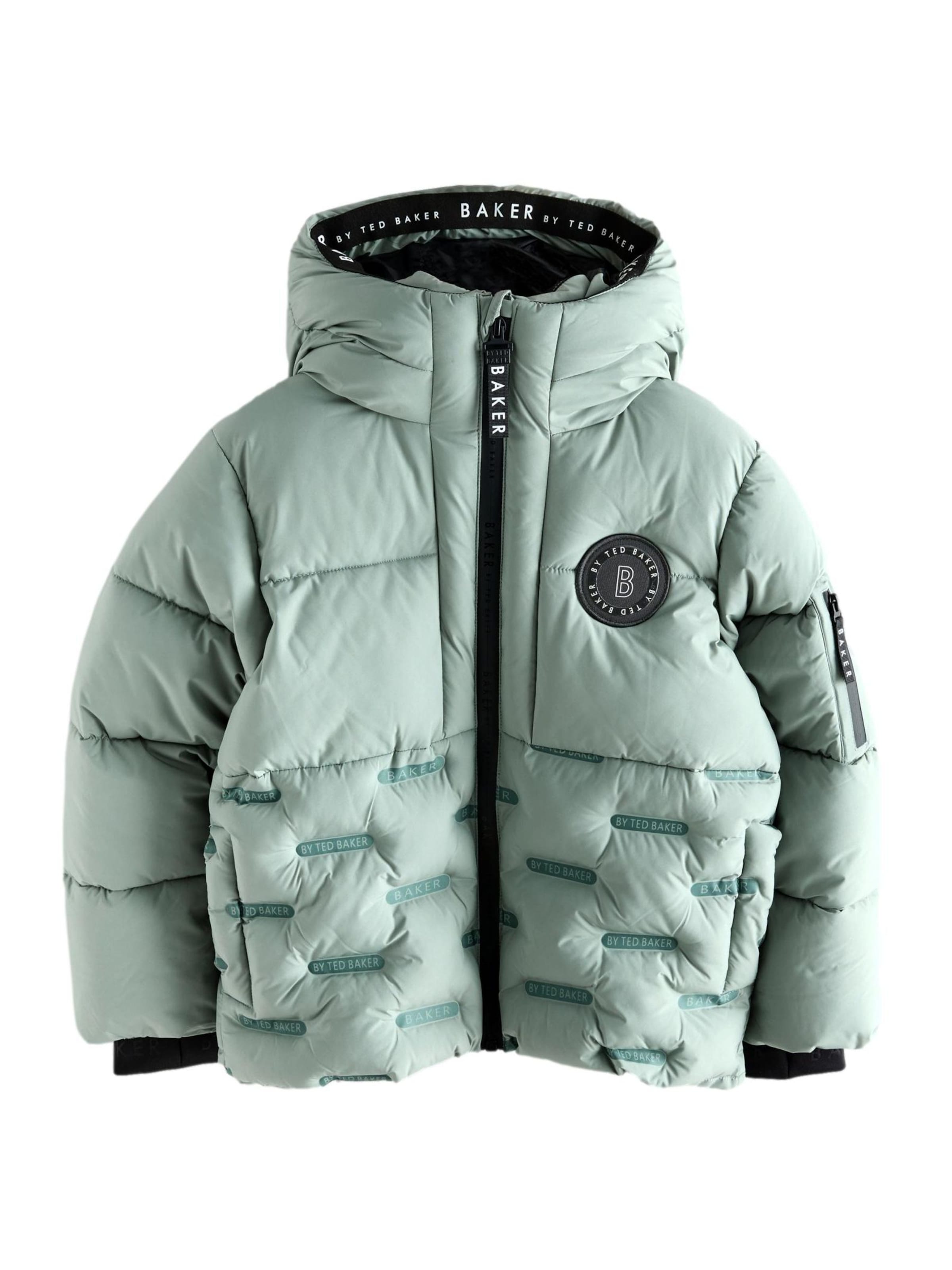 Baker by Ted Baker Зимно яке в зелено: отпред