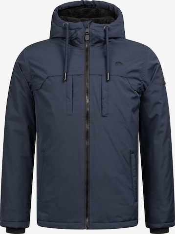 Arctic Seven Winterjas in Blauw: voorkant
