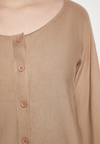 Usha Gebreid vest in Beige