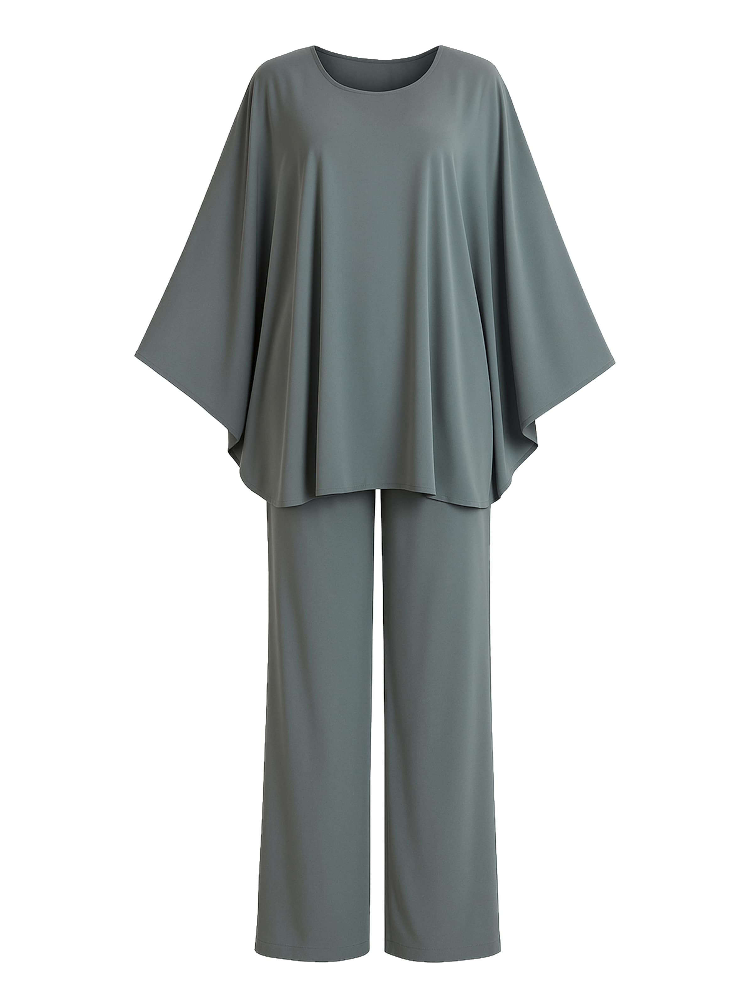 Elara Hausanzug in Grau: Vorderseite