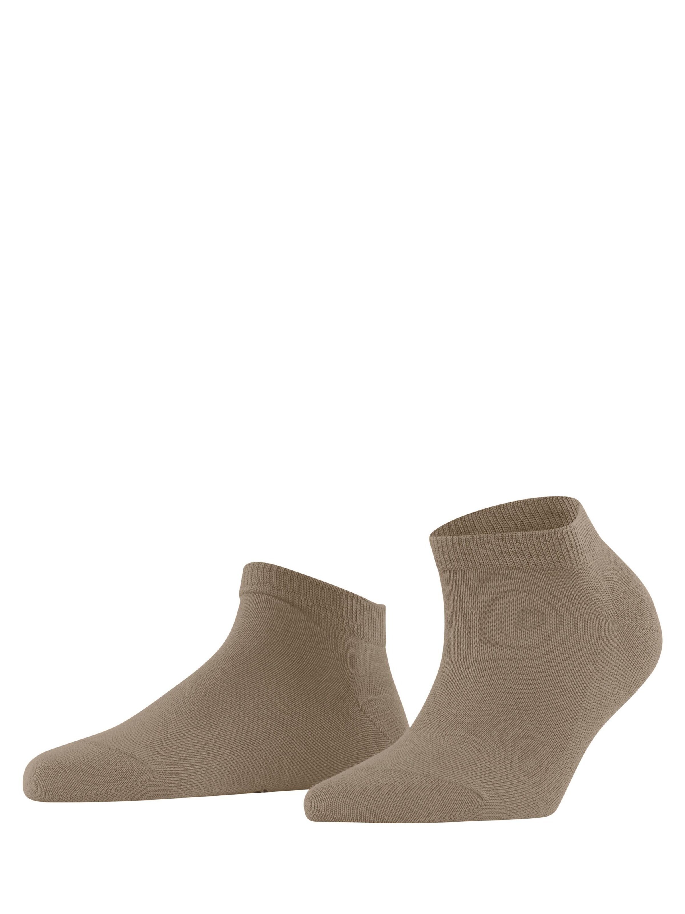 FALKE Ankle Socks 'Family' in Beige: front