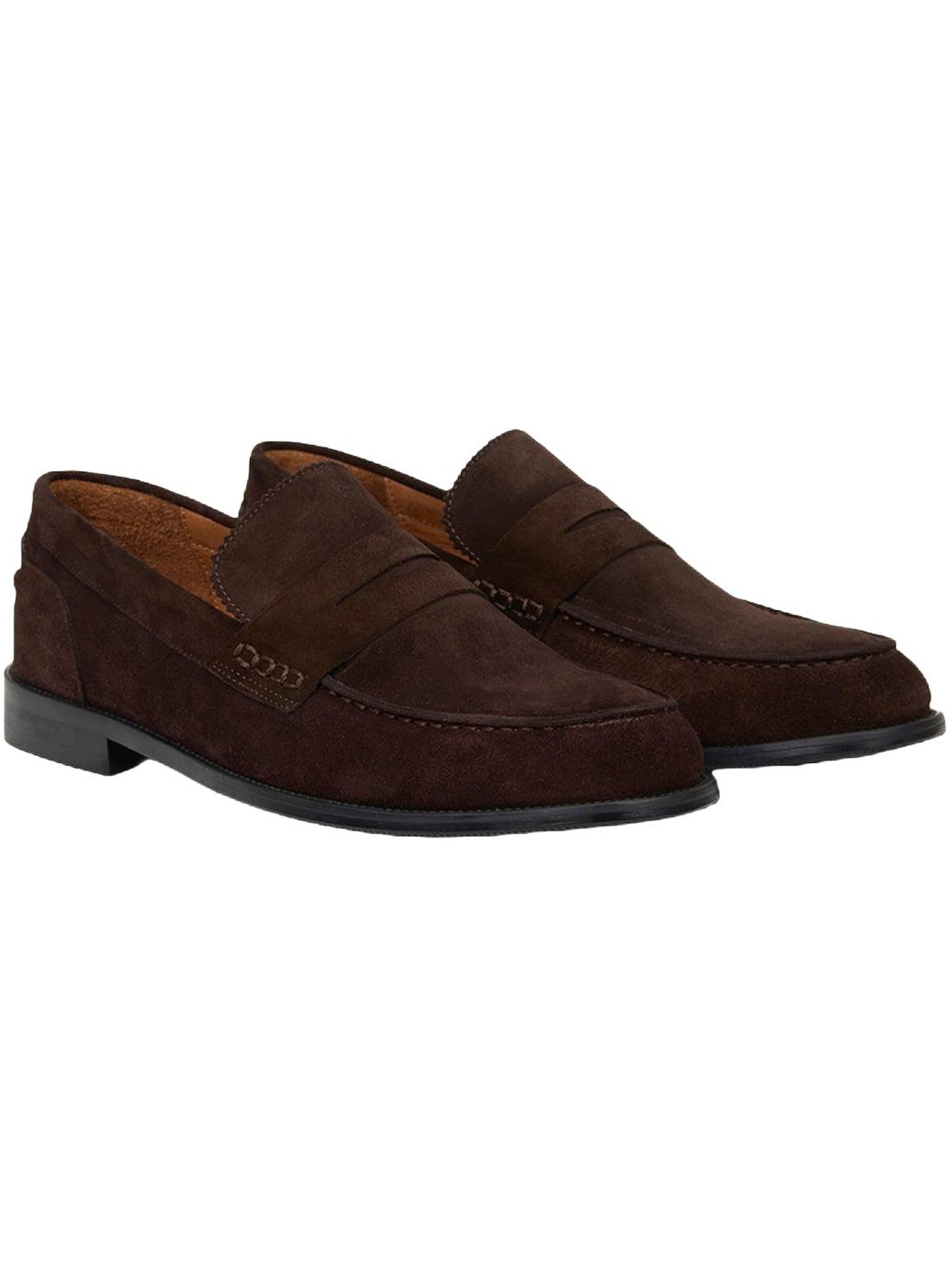Desa Classic Flats 'Beleg' in Brown: front