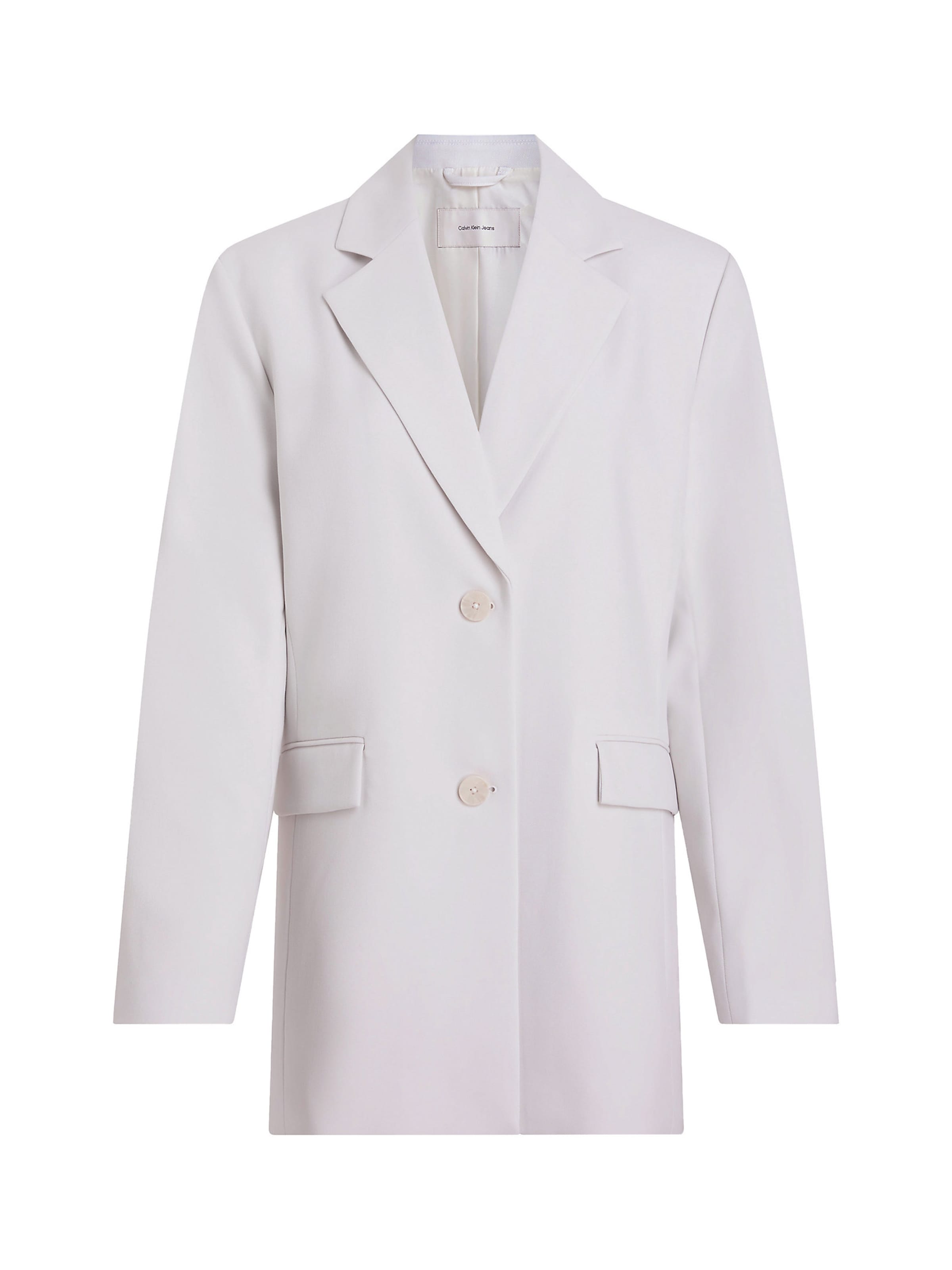 Blazer Calvin Klein Jeans en blanc : devant