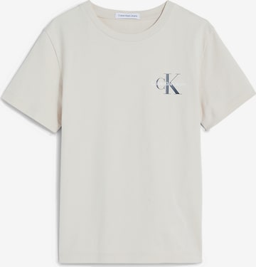 T-Shirt Calvin Klein Jeans en blanc : devant