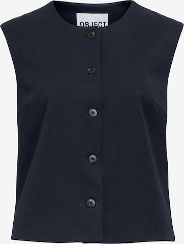 Gilet de costume 'OBJLISA' OBJECT en bleu : devant