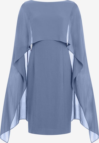 APART - Vestido de tubo en azul: frente