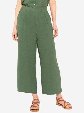 LolaLiza Loosefit Bundfaltenhose in Grün