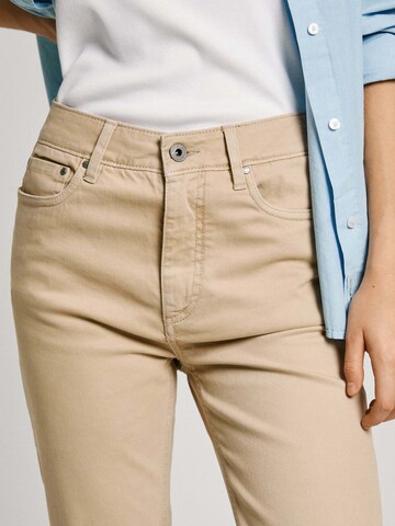 Pepe Jeans Slim fit Trousers 'Tessa' in Brown