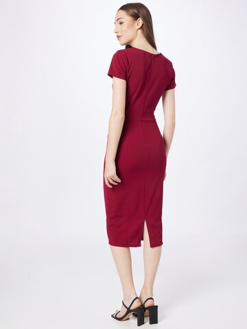 Robe fourreau WAL G. en rouge