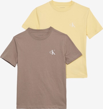 Calvin Klein JeansMajica - žuta boja: prednji dio