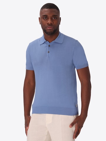 Distretto12 Shirt 'Carrara' in Blauw: voorkant